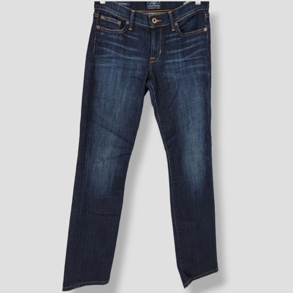 NWOT LUCKY BRAND Sweet Straight Denim Indigo Blue - Picture 2 of 16